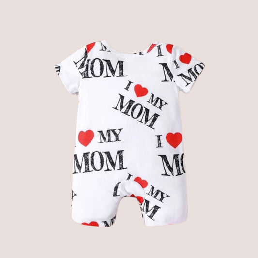 Enterizo de mangas cortas tipo short para niños